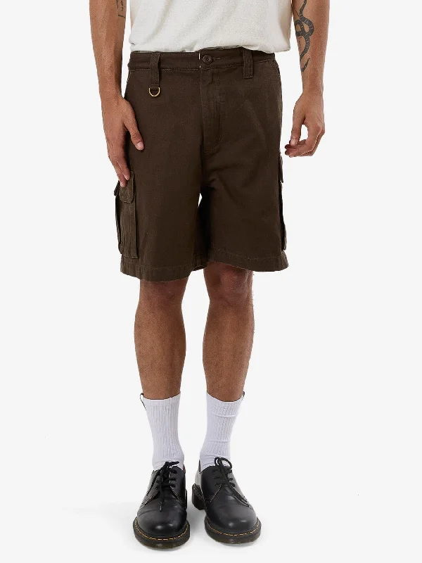 Stylish Beach Shorts-Slacker Union Cargo Short - Tarmac