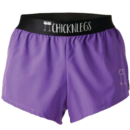 Relaxed Fit Running Shorts-Men's Purple 2" Split Shorts