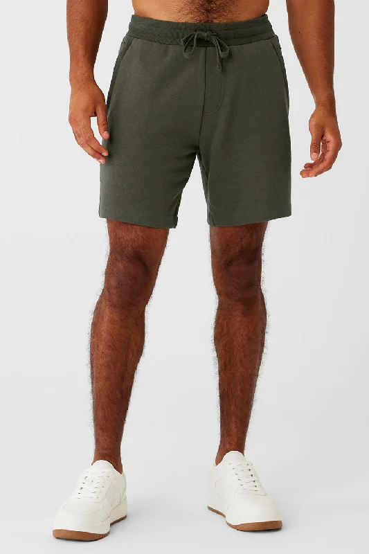 Denim Shorts-Chill Short - Stealth Green