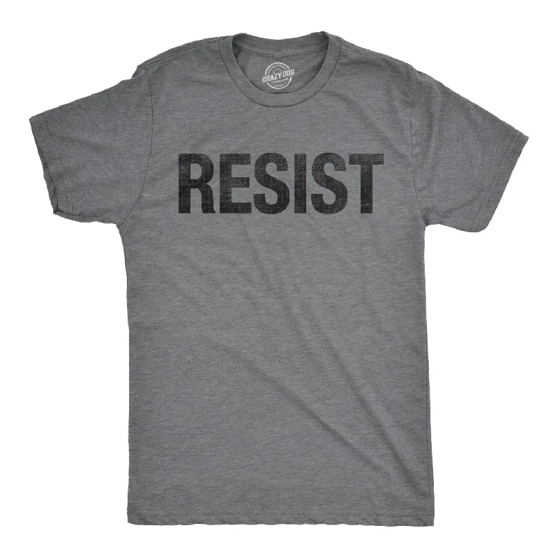 Bold Printed T-Shirts-RESIST Men's T Shirt