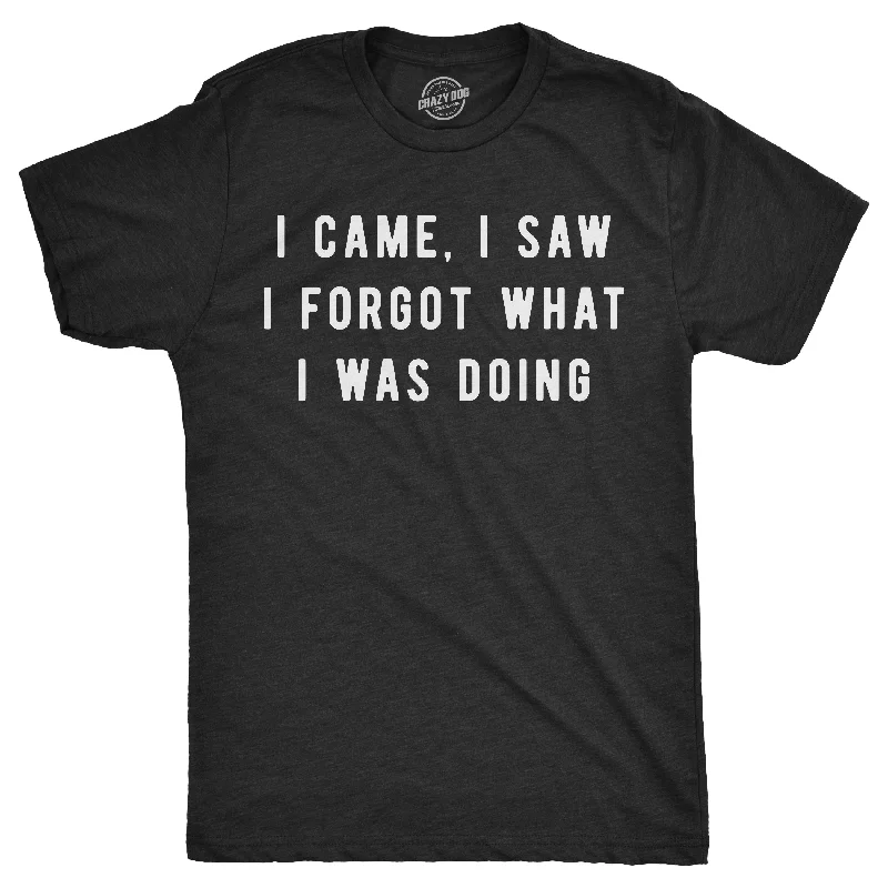 Fun Family Matching T-Shirts-I Came, I Saw I Forgot What I Was Doing Men's T Shirt