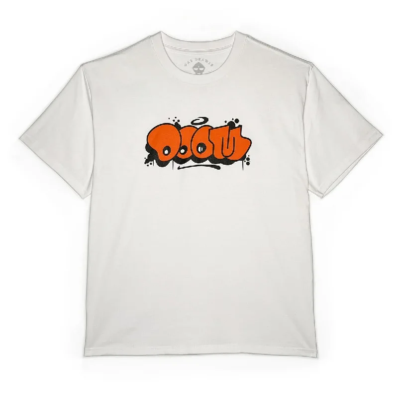 Sports Fan T-Shirts-MF DOOM - THROW SHIRT - (BLACK & ORANGE)