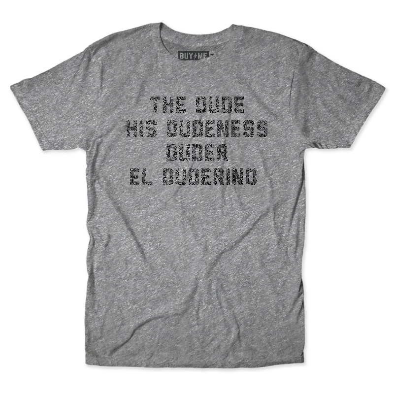 Trendy Printed T-Shirts-Dude Tee