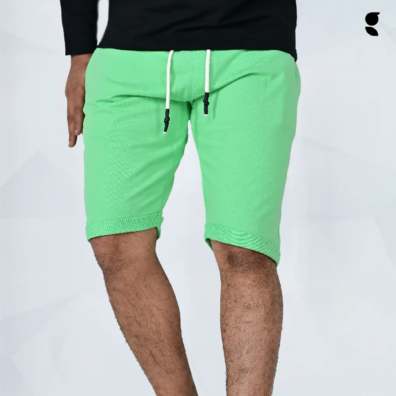 Classic Bermuda Shorts-Sweatlock Shorts | Caribean Green