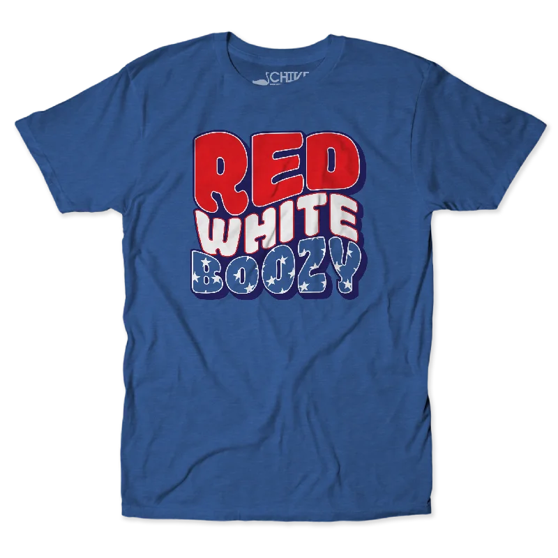 Activewear T-Shirts-Red White And Boozy Unisex Tee