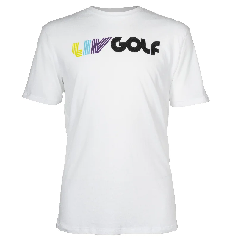 Sports Logo T-Shirts-LIV Golf | Tri-Color Logo Tee