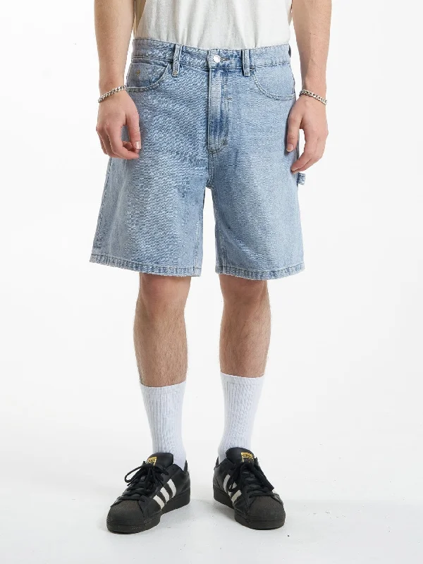 Loose Fit Shorts-Slacker Denim Short - Endless Blue