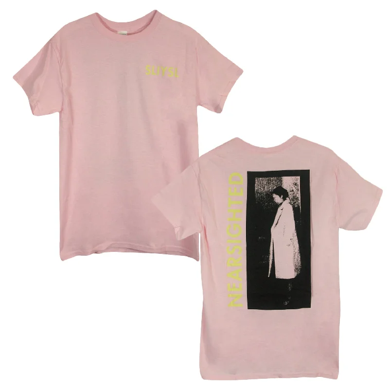 Moisture-Wicking T-Shirts-Nearsighted Baby Pink - Tee