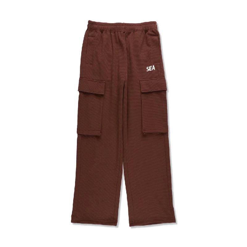 Adjustable Waist Shorts-ES_W_Waffle Cargo Pant