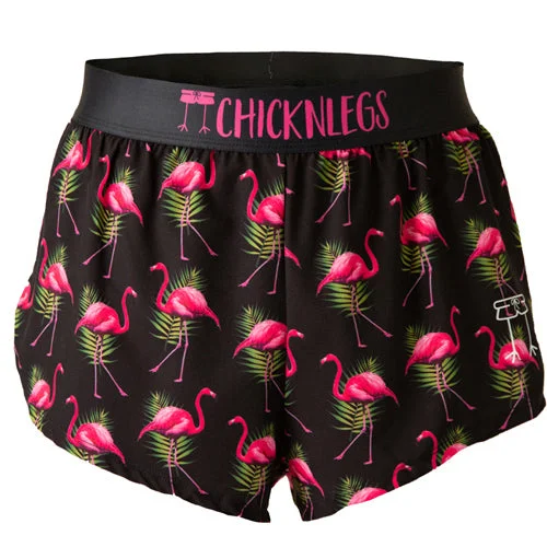 Cool Weather Running Shorts-Men's Flamingo 2" Split Shorts