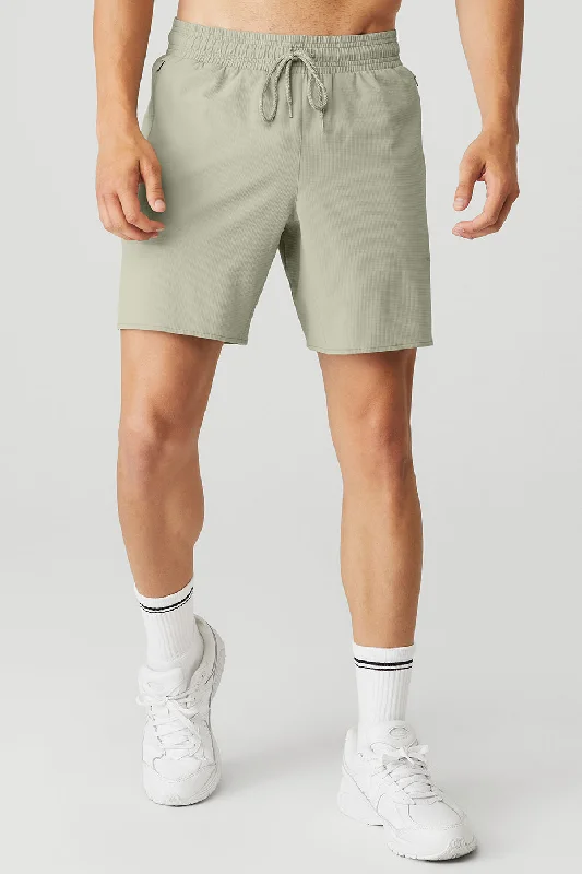 Relaxed Fit Sports Shorts-Ripstop 7'' On-Set Short - Limestone