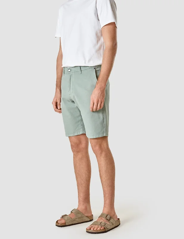 Zip Pocket Shorts-Classic Shorts Calm Green