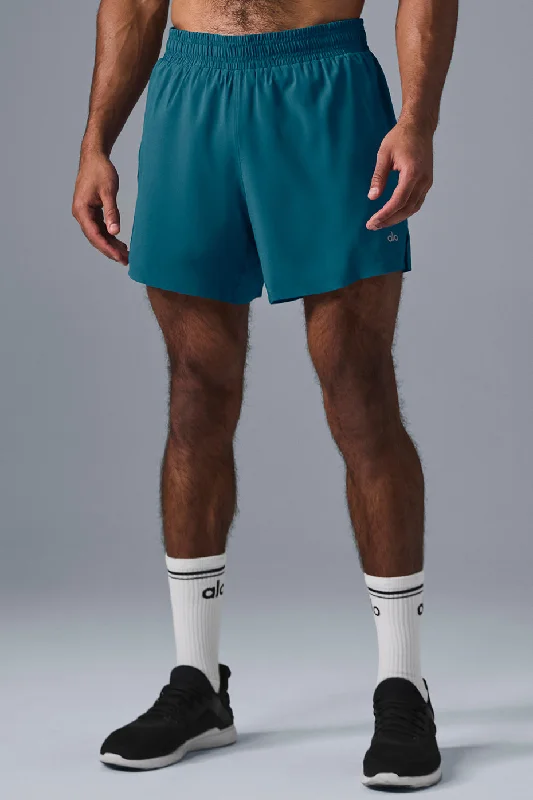 Sports Shorts-5" Adapt Running Short - Oceanic Teal