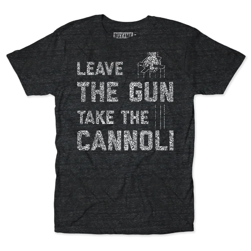 Casual Logo T-Shirts-Take The Cannoli Tee