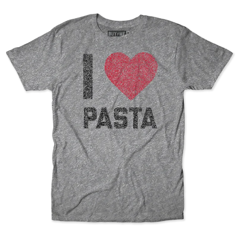 Trendy Streetwear T-Shirts-I Heart Pasta Tee