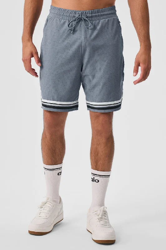 Casual Shorts-9" Traction Arena Short - Steel Grey