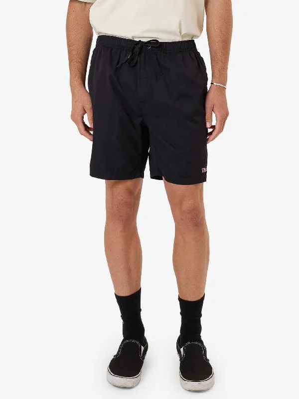 Outdoor Shorts-Thrills Forever Volley - Faded Black