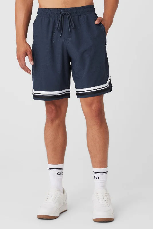 Fitness Shorts-9" Traction Arena Short - Navy