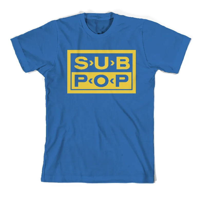 Retro Logo T-Shirts-Logo Blue w/Yellow T-Shirt