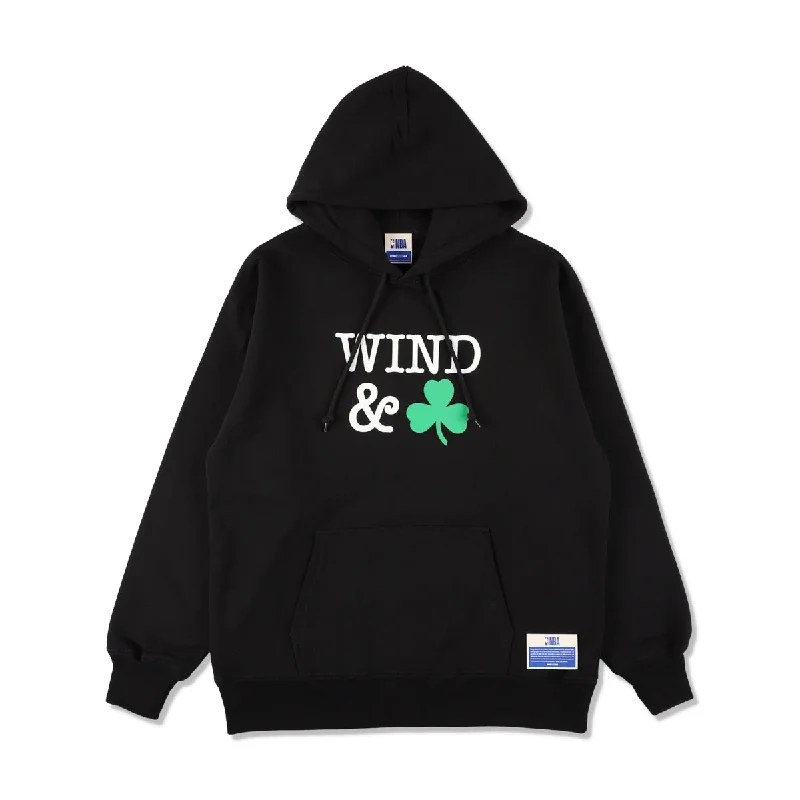 Eco-Friendly Pullover Hoodies-NBA BOSTON x WDS Hooded Sweat Shirt