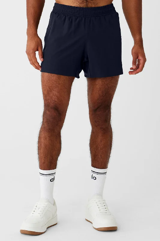 Lightweight Outdoor Shorts-5" Adapt Running Short - Navy