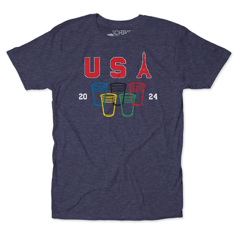 Printed Logo T-Shirts-USA V2 Unisex Tee