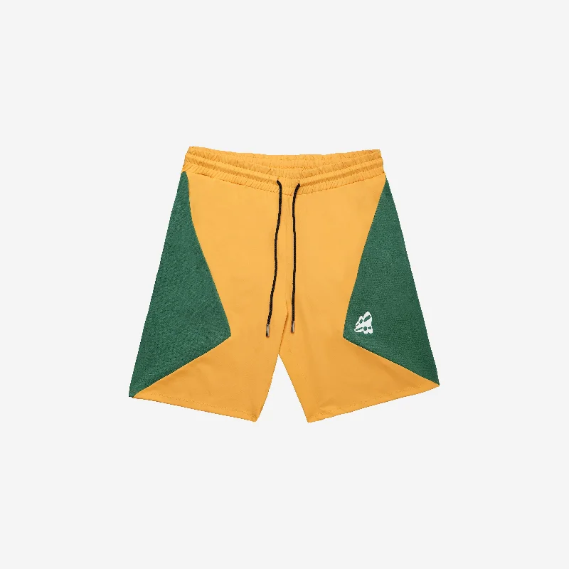 Stretchy Travel Shorts-YELLOW RANGER SHORTS