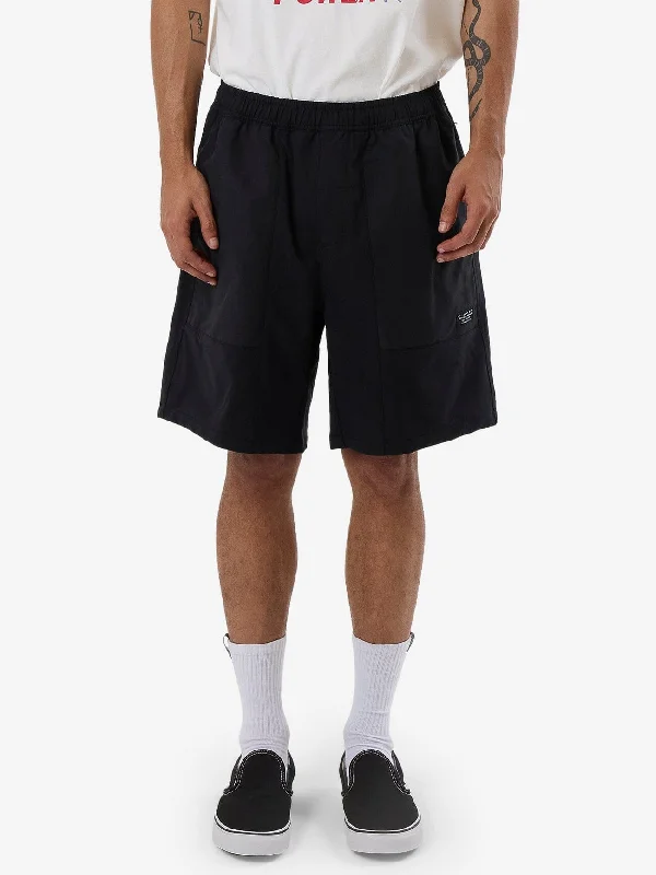 Eco-Friendly Sports Shorts-Hidden Short - Black