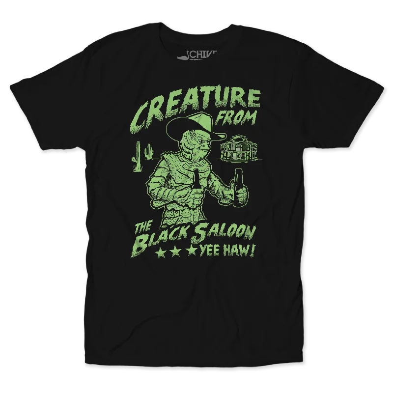 Embroidered Logo T-Shirts-Creature Unisex Tee