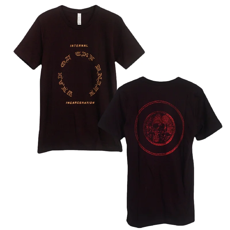 Performance T-Shirts-Internal Incarceration Oxblood Black - Tee