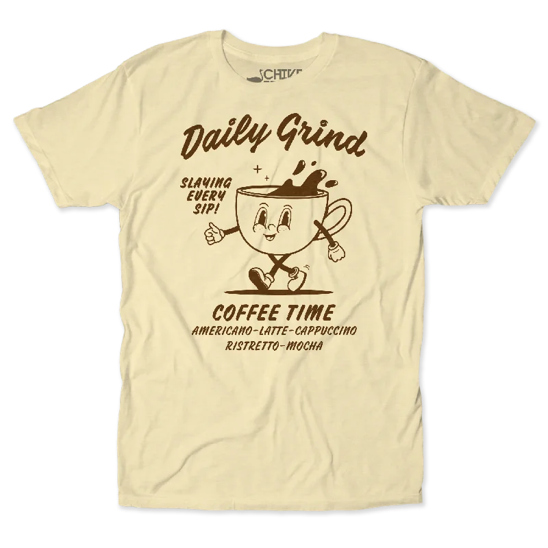 Pink T-Shirts-Daily Grind Unisex Tee