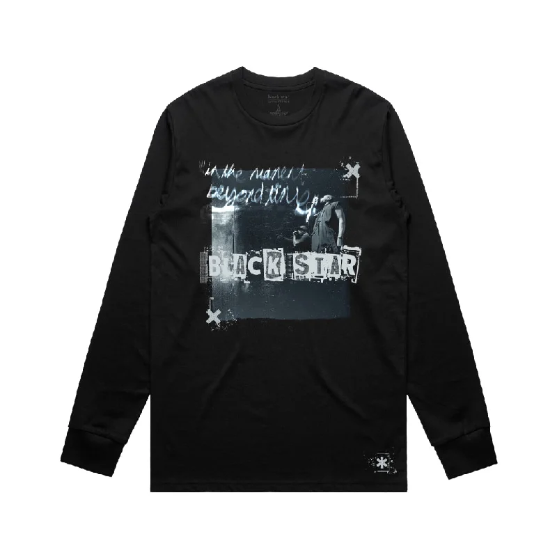 Premium T-Shirts-Black Star - Beyond Time Longsleeve (Black)