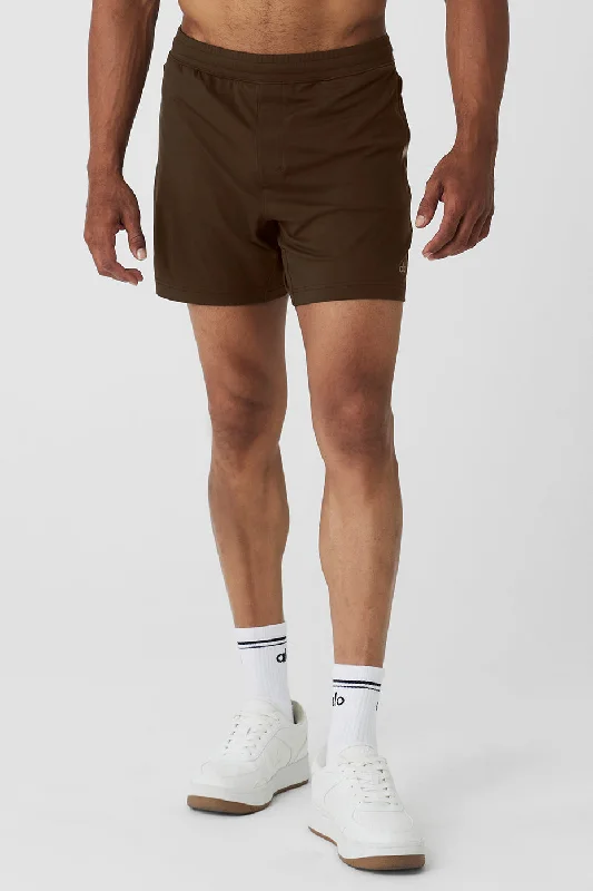 Cool Weather Running Shorts-7" Conquer React Performance Short - Espresso