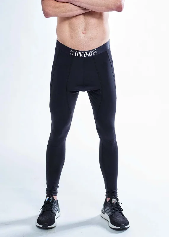 Running Shorts For Women-Men's Black Tights