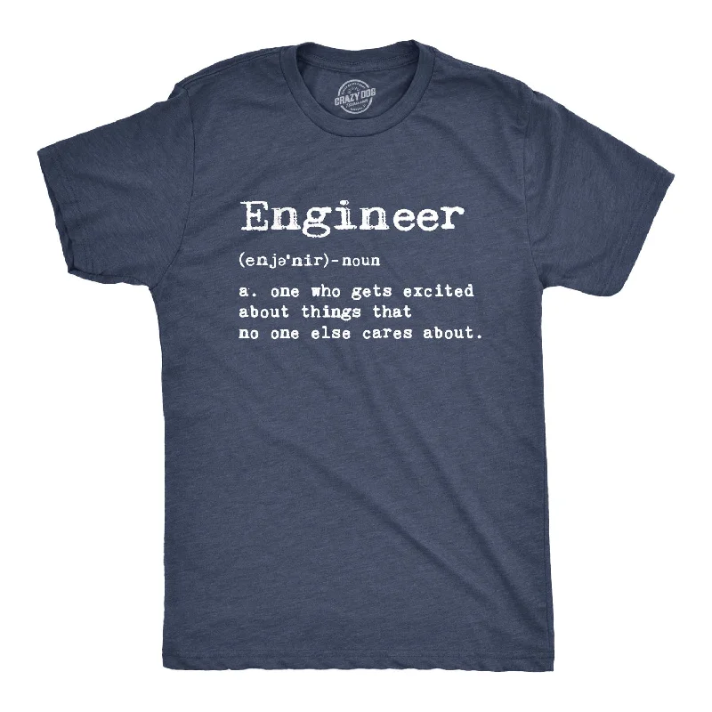 Tie-Dye T-Shirts-Engineer Definition Men's T Shirt