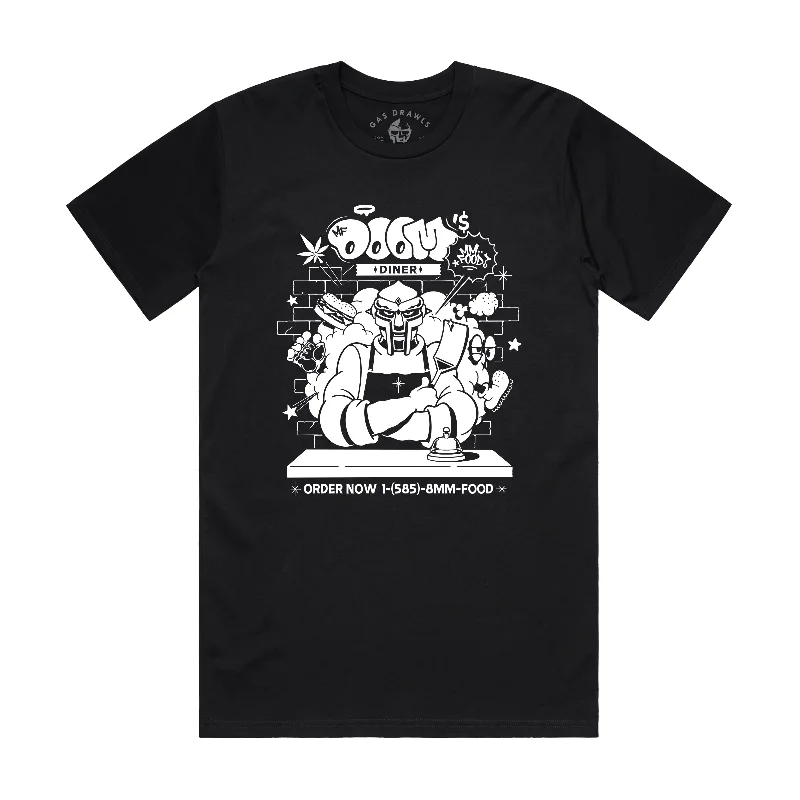 Casual Logo T-Shirts-MF DOOM - Chef DOOM Shirt (Black)