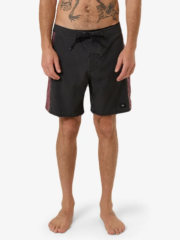 Waterproof Cargo Shorts-Distortion Boardshort - Black