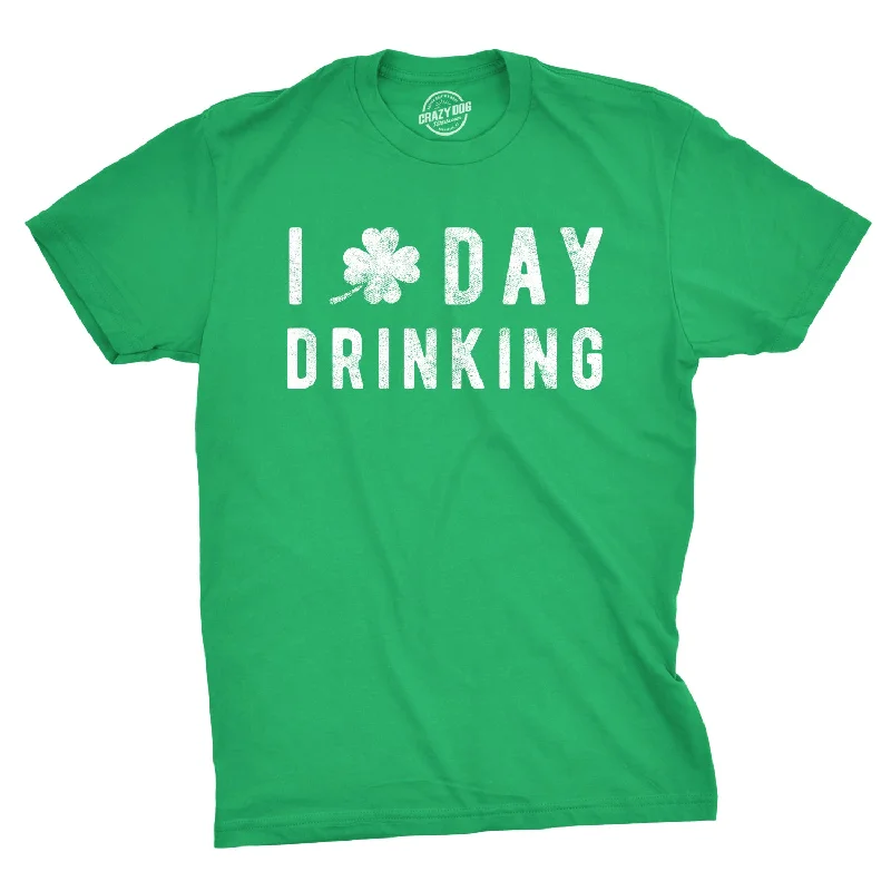 Organic T-Shirts-I Clover Day Drinking Men's T Shirt