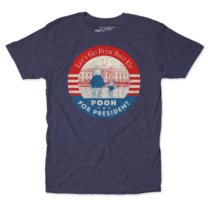 Premium Cotton T-Shirts-Presidential Let's Go F*ck Sh*t Up Unisex Tee