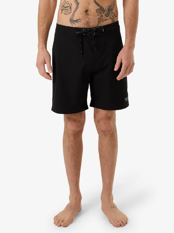 Summer Casual Chino Shorts-Minimal Thrills Boardshort - Black