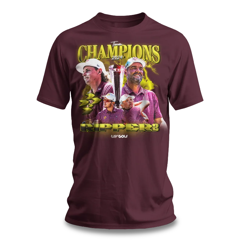 Soft Fit T-Shirts-LIV Golf | 2024 Team Champion Tee