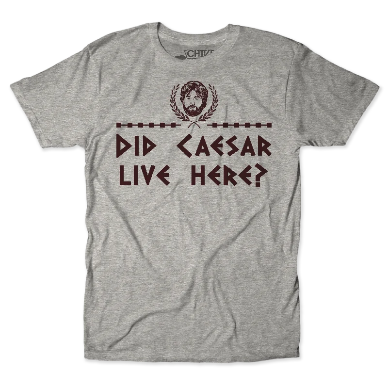 Sports Team Fan T-Shirts-Did Caesar Live Here Unisex Tee