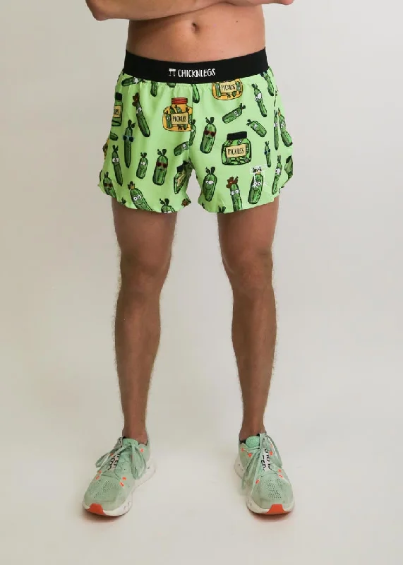 Travel-Friendly Shorts-Men's Pickles 4" Half Split Shorts