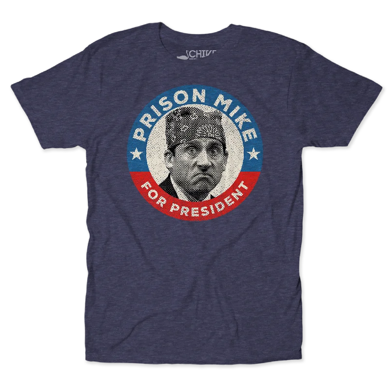 Lightweight Summer T-Shirts-Prison Mike For President Unisex Tee