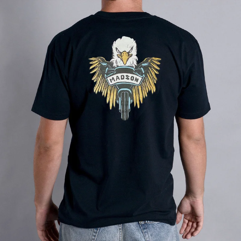 Linen T-Shirts-Eagle Rider