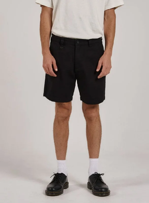 Eco-Friendly Shorts-Control Military Short - Black