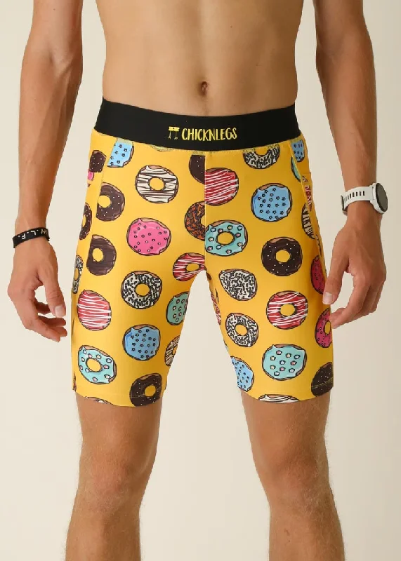 Slim Fit Chino Shorts-Men's Salty Donuts 8" Half Tights