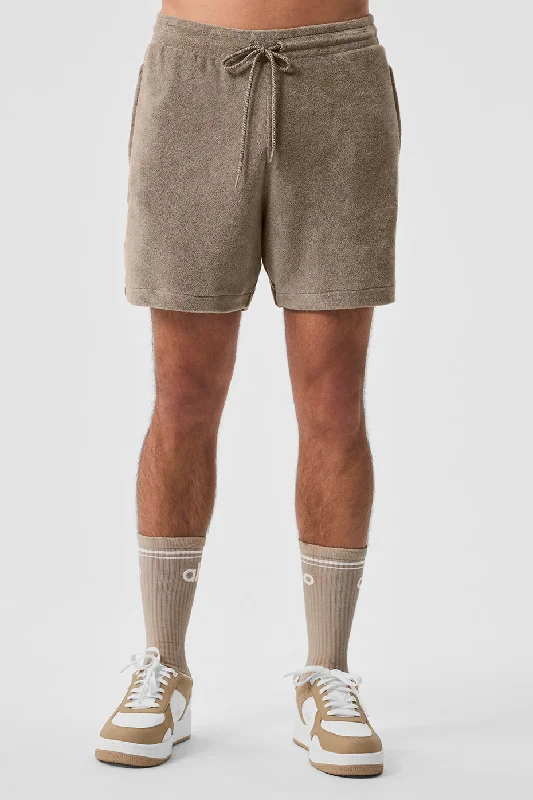 Shorts For Men-7" Coastal Terry Short - Gravel