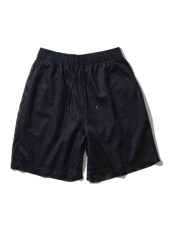 Travel-Friendly Shorts-MESH SHORT PANTS