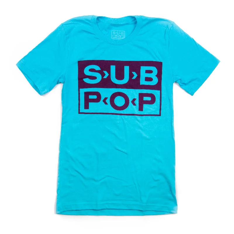 Artistic Graphic T-Shirts-Logo Turquoise w/ Plum T-Shirt